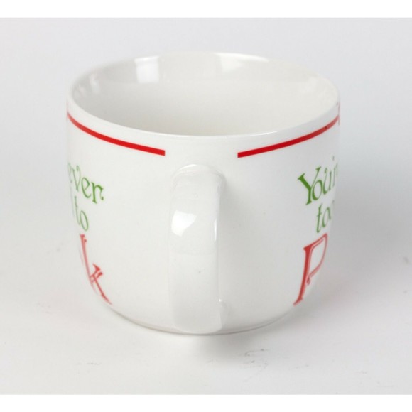 Pfaltzgraff Everyday You're Never Too Old To Peek Christmas Coffee Mug Cup 18 oz - Picture 4 of 6